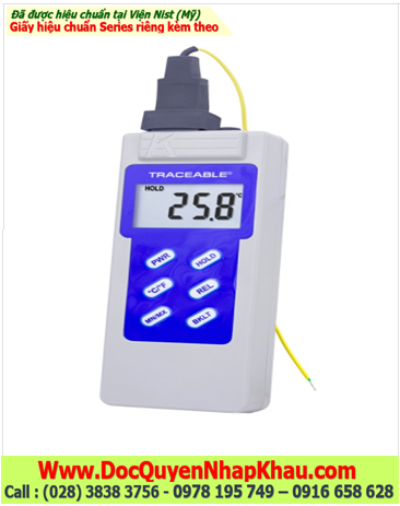 Nhiệt kế Nhiệt độ K –200 đến 1300°C, 4003 Traceable® Waterproof Type K Thermometer